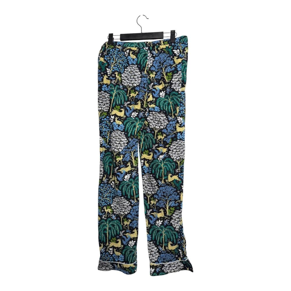 PrintFresh Deer Tree Nature Long Sleeve Pants Pajama Set Size Small - Picture 6 of 9